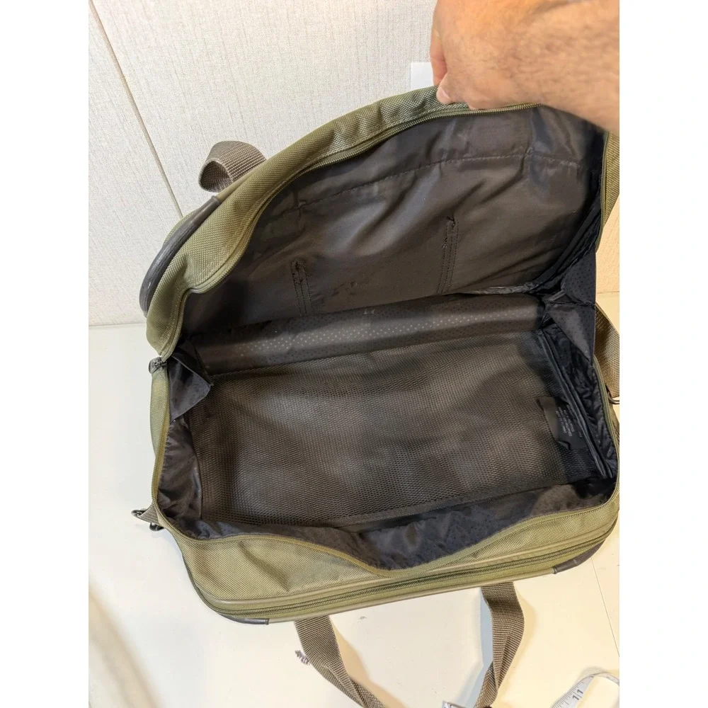 Samsonite Expandable Laptop Carry On Bag Soft‎ Shell Shoulder Case Green